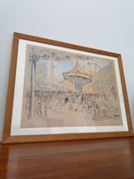 Lithographie signée de Hambourg, numérotée 81/220 !