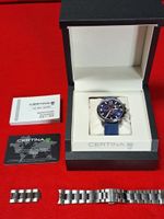 Certina DS Podium Chronometer mit Stoppuhr und GMT (Fullset)