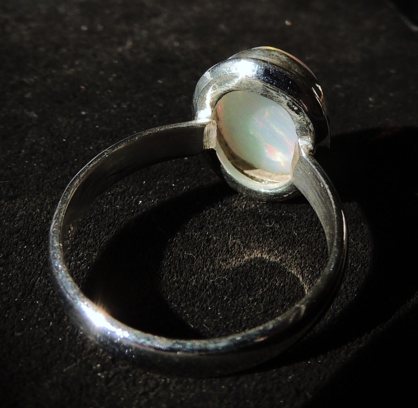 Anelli: Äthiopischer Opal Fingerring Gr. 60 – Usato da Waldenburg venduto da schaller707 8
