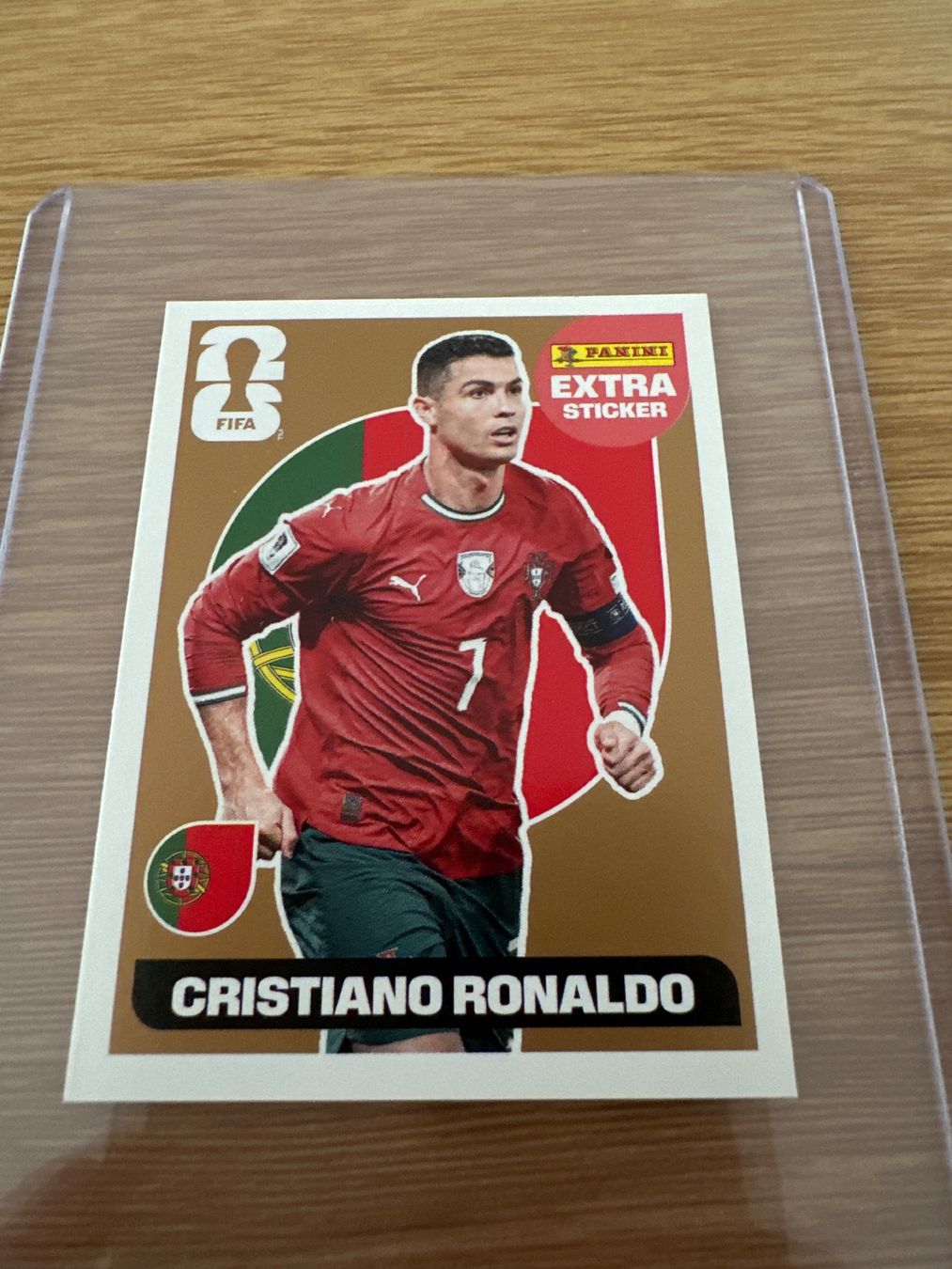 Panini Carte collezionabili: Extra Sticker Bronze WM 26: Cristiano Ronaldo – Nuovo (secondo la descrizione) da Winterthur venduto da sah_gn89