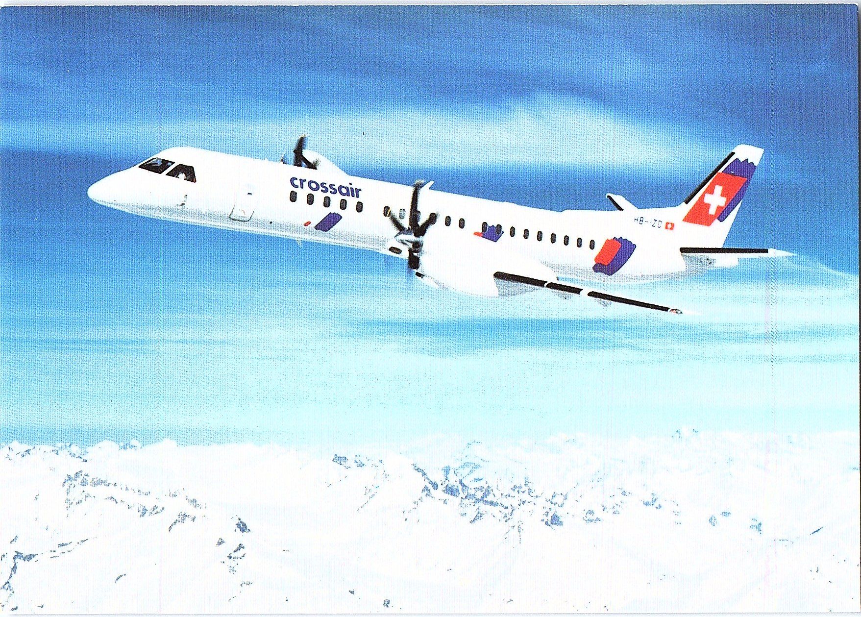 Ansichtskarten: AK Saab 2000 Concordino, Crossair – Neu und originalverpackt aus Würenlos von KKMeister