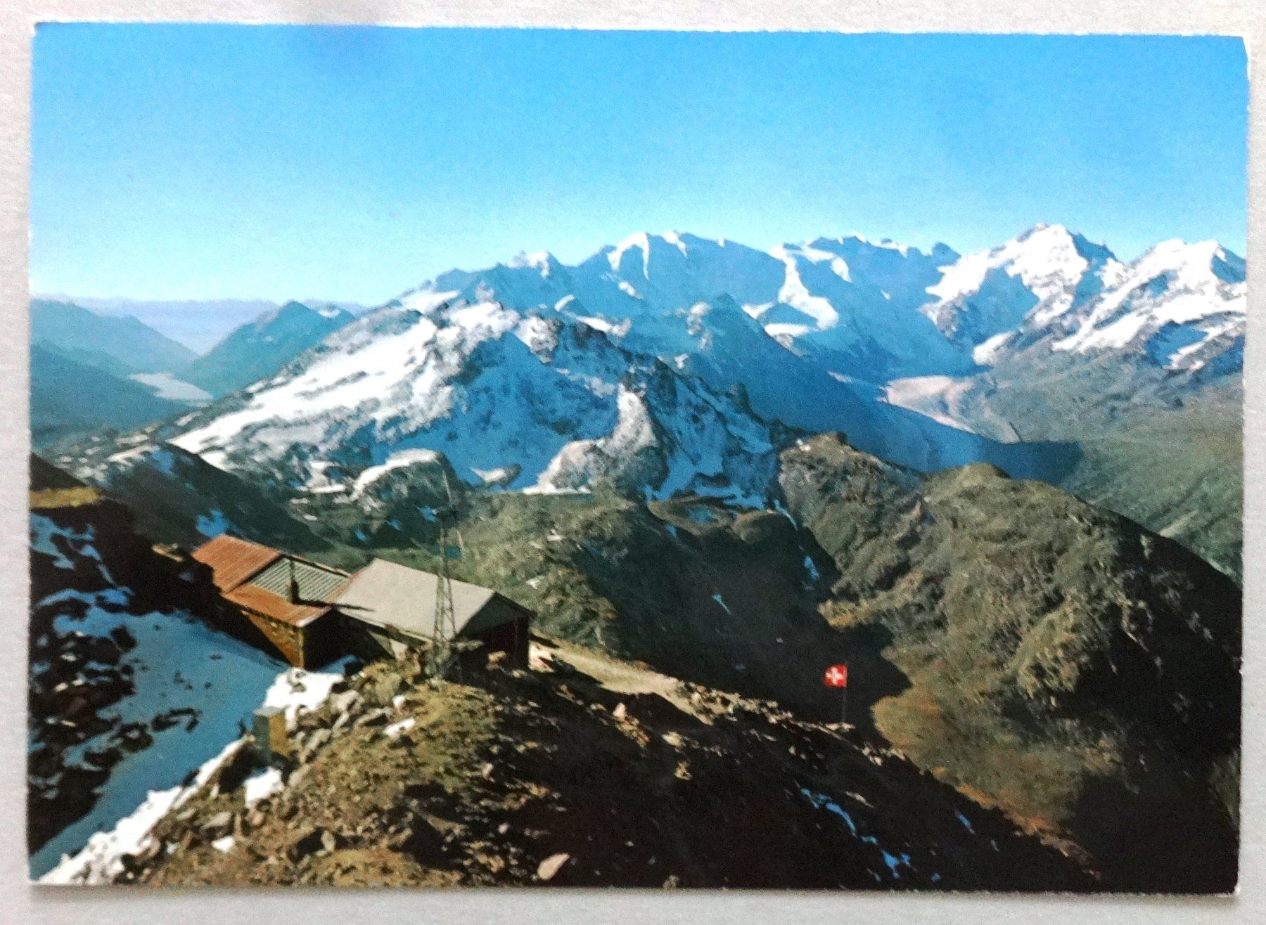 Ansichtskarten: Rest. Piz Languard 3200 m – Gebraucht aus Fétigny von Billy2miny