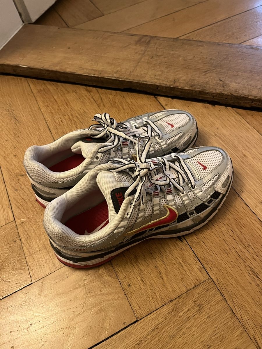 Nike Damenschuhe: Nike P6000 silber/rot Grösse 36 – Neu (gemäss Beschreibung) aus Basel von cat_25m7 1