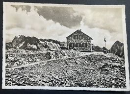 Cavardirashütte mit Blick auf das Tödimassiv, ca. 1950