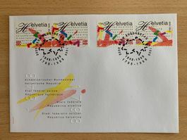 Helvetia Ersttagsbrief 175 Jahre Bundesstaat 1998 Schweiz...