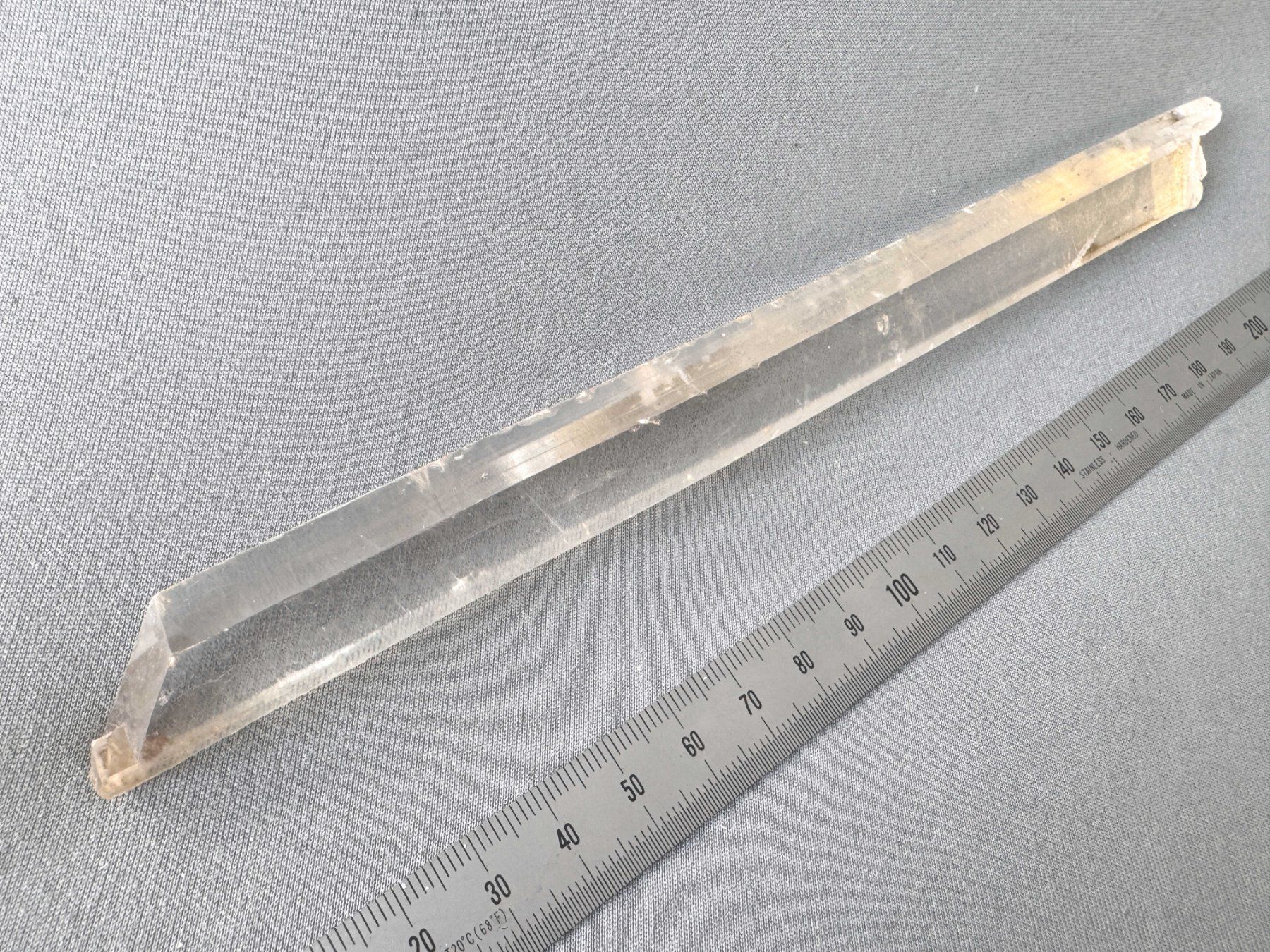 Minerali & Pietre curative: Quarz Kristall klar, ca. 20cm – Usato da Zürich venduto da Malco0 5