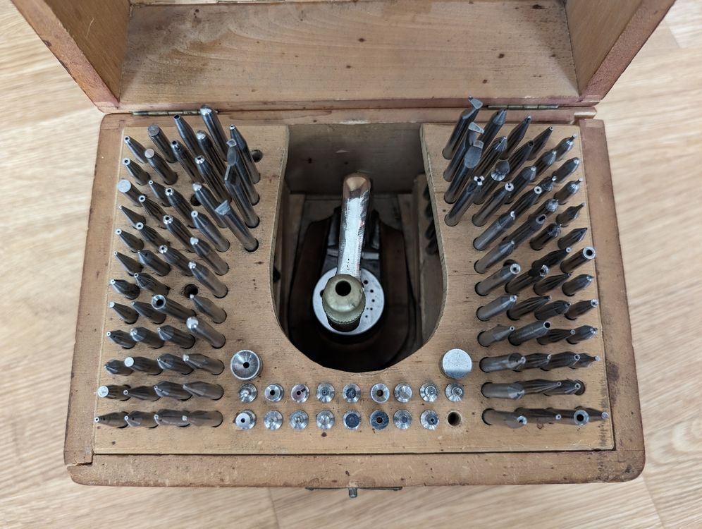 Kit D'outil De Repiquage Horloger Bergeon - État Excellent, Origine Suisse