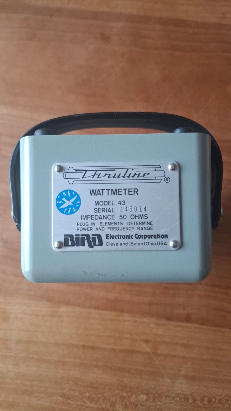 Radiocomunicazione: Wattmeter Bird 43 – Usato da Zürich venduto da HB9IQB 3