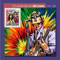 Block The Beatles. John Lennon. Guinea-Bissau