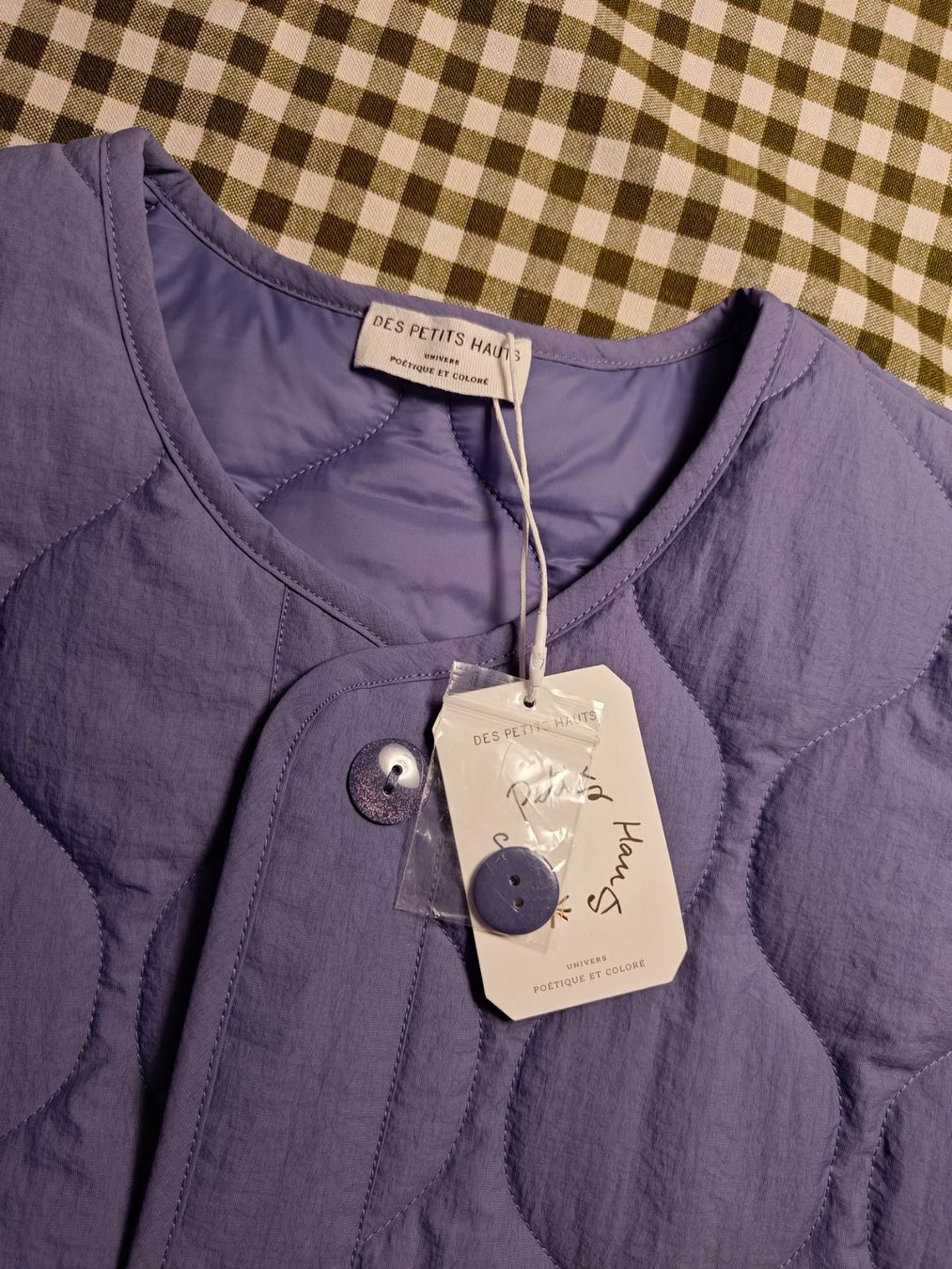 Des Petits Hauts Jacken: Lila Übergangsjacke - Taille 3 neu DES PETITS HAUTS – Gebraucht aus Zürich von Atelier.Second 3