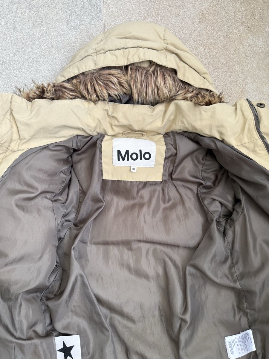 Molo Giacche & Cappotti: Molo Winterjacke Gr. 128 Beige mit Kapuze – Usato da St. Erhard venduto da Cfreya 3