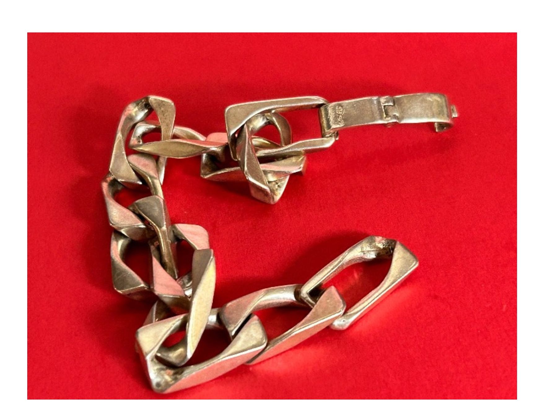 Bracciali & Braccialetti: Panzerarmband Silber forever – Usato da Dittingen venduto da Bijoubelle 2