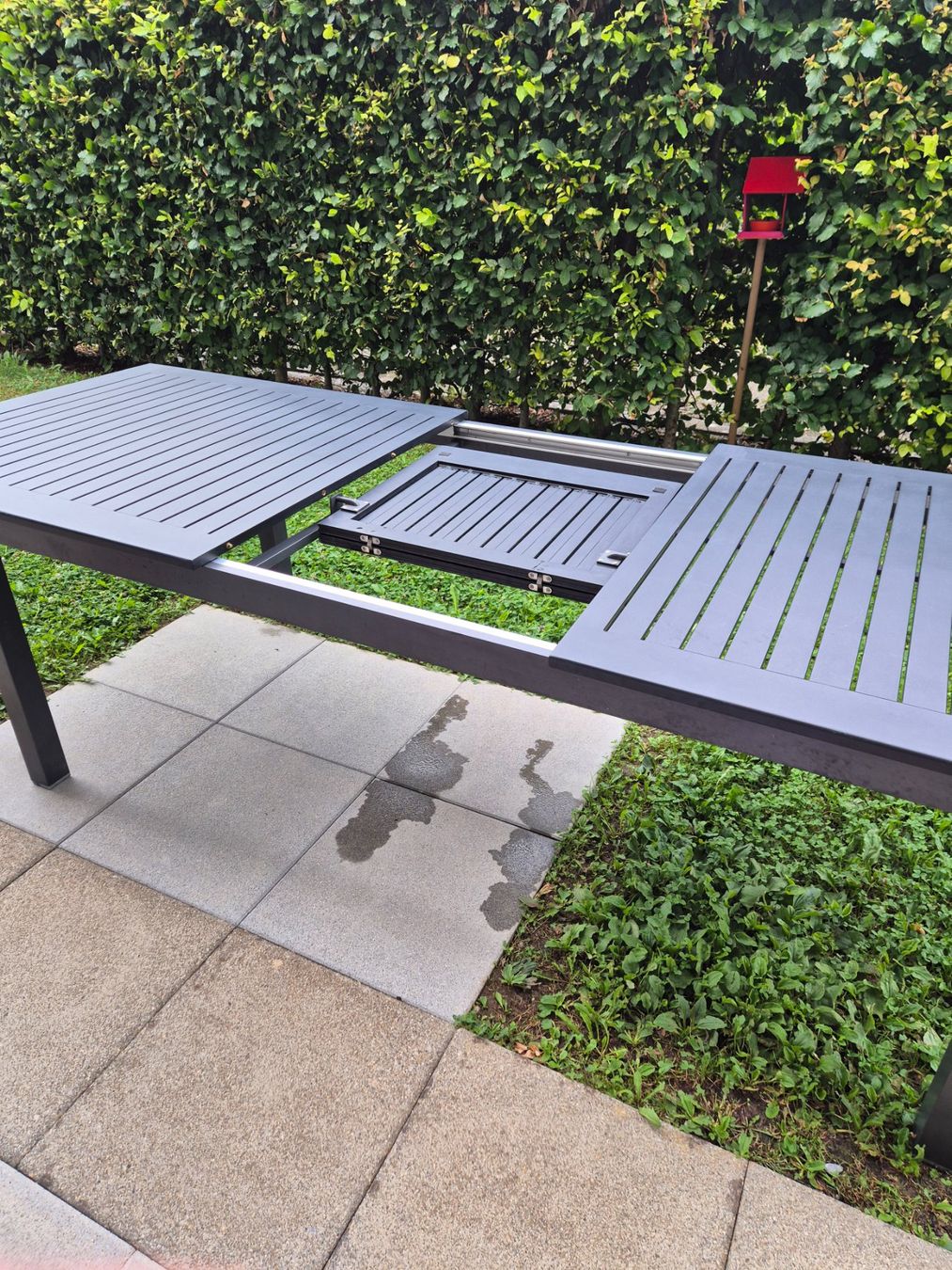Tische: Ausziehbarer Gartentisch Aluminium Anthrazit – Gebraucht aus Nürensdorf von SandraL90 2