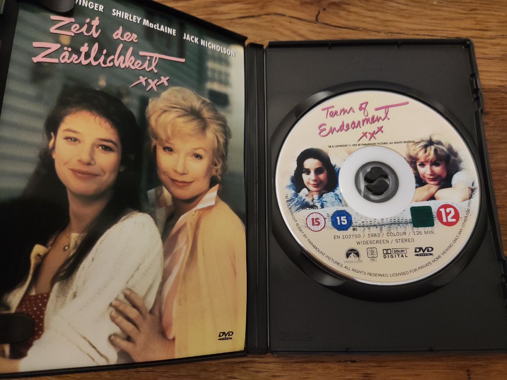 Tutti i DVDs: Zeit der Zärtlichkeit - Jack Nicholson, Shirley MacLa. DVD – Usato da Oberembrach venduto da giu_7ksd 2