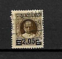 Selten 1934 Vatikan Erste Aufdruck "Provvisoria" KW 300.- /°