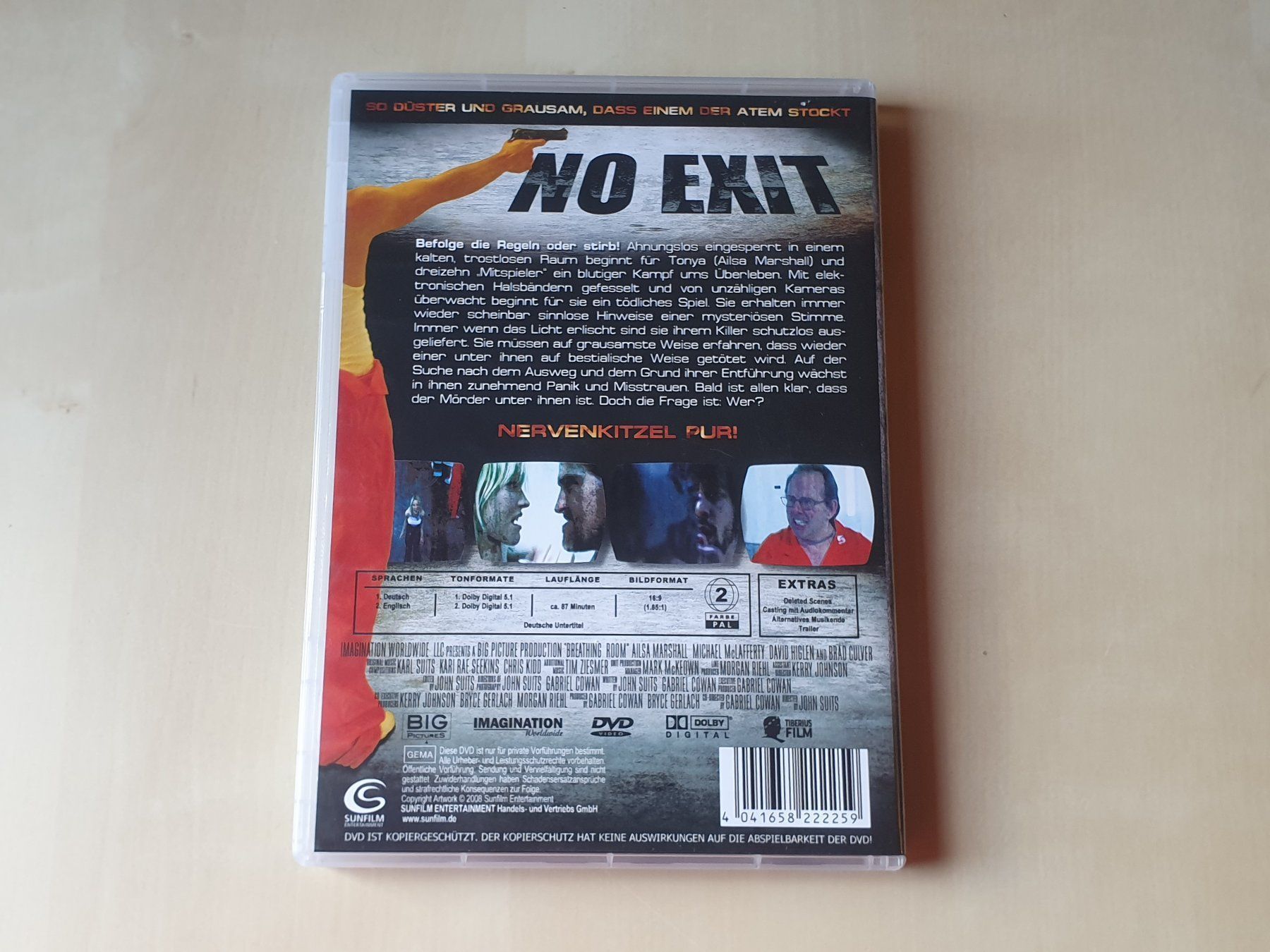 Tous les DVDs: No Exit – D'occasion à Stansstad par collectorsshop 1
