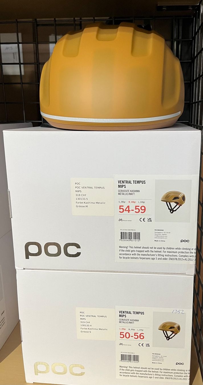 Poc Caschi: POC Ventral Tempus Mips Fahrradhelm - S – Nuovo e nell'imballaggio originale da Zürich venduto da til_smy2