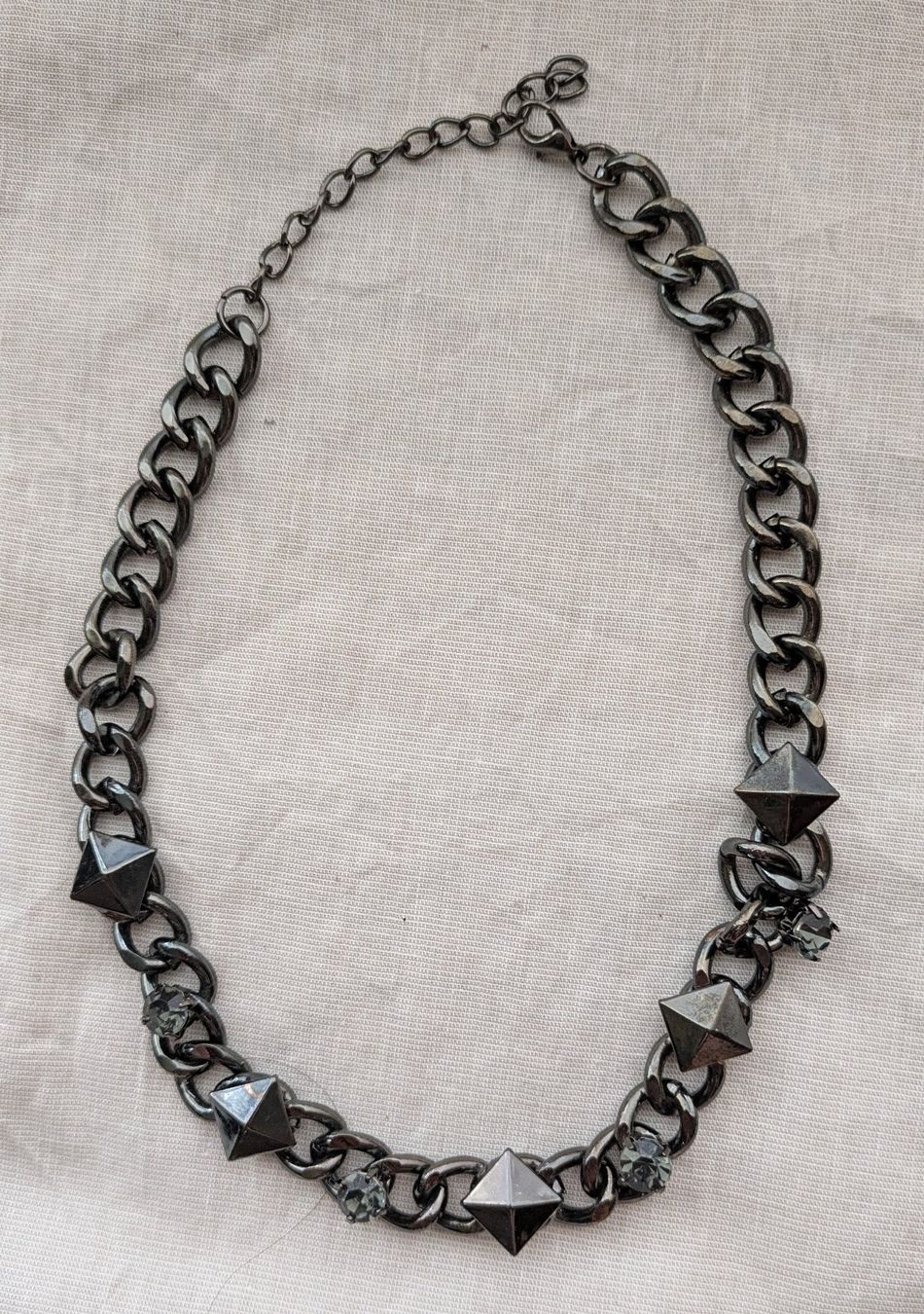 Sonstiger Schmuck: Statement Kette Set/ Konvolut Rock/ Gothic 3 Stk. – Neu (gemäss Beschreibung) aus Grüningen von mangaka 3