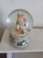 Schneekugel Kuppel mit Weihnachtsmann und Spieluhr