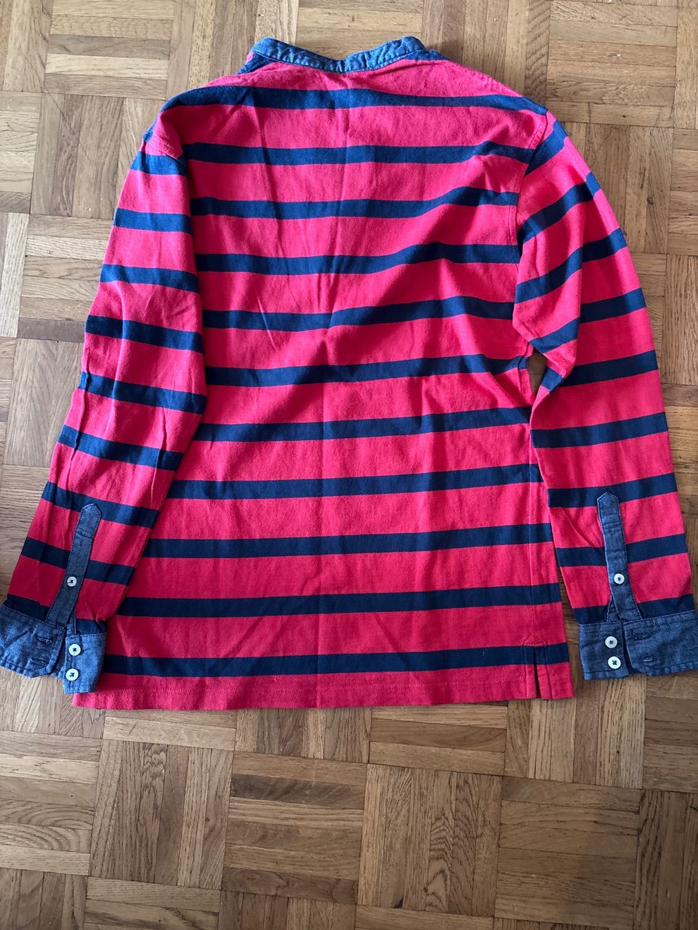 Camicie, T-shirt & Polo: Polo rayé rouge/bleu marine - Taille 14 ans – Usato da Genève venduto da captus 1