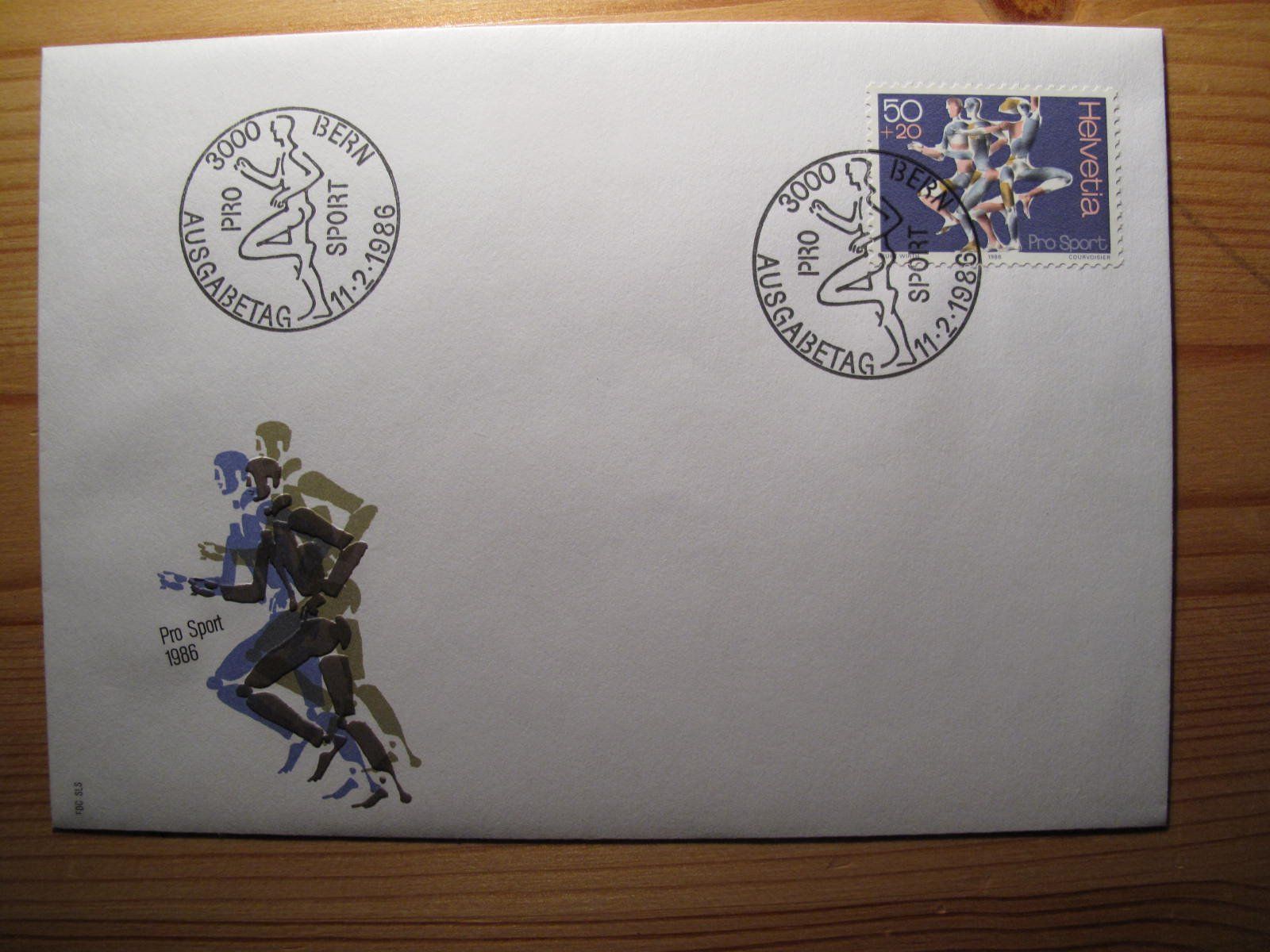 Tutti i francobolli: Pro Sport 1986 FDC – Usato da Wil SG venduto da fva01