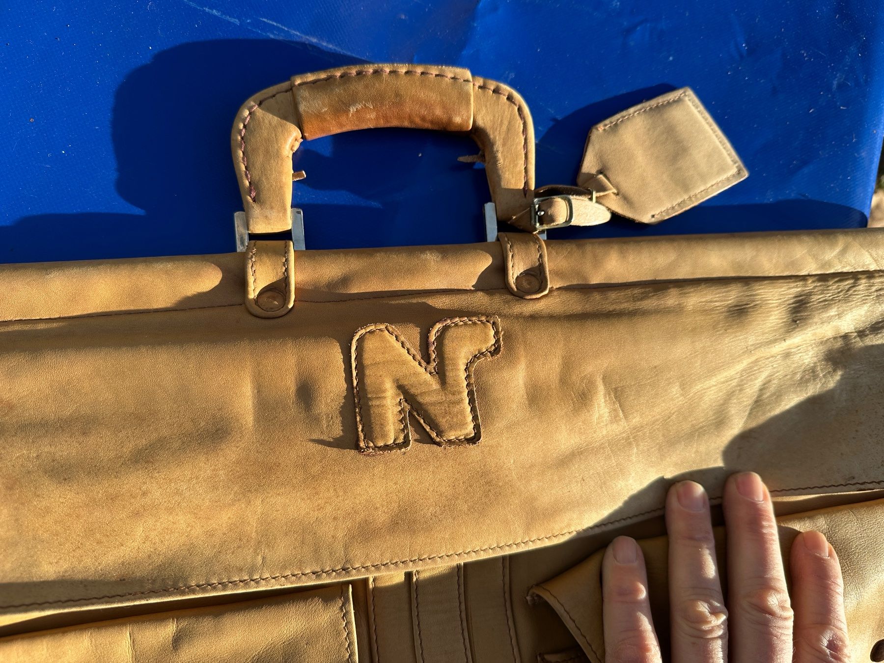 Nina Ricci Borse: Nina Ricci Ledertasche Kleidertasche – Usato da Zürich venduto da atlantis77 4
