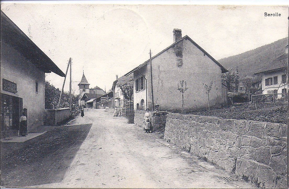 Ansichtskarten: BEROLLE, 1 rue du village – Gebraucht aus Les Verrières von Scampi0
