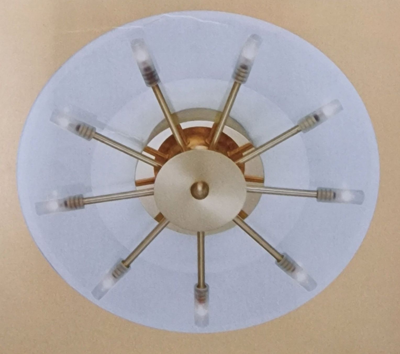 Lampadari & plafoniere: Paul Neuhaus Star Deckenleuchte - Neu, Messing! – Nuovo e nell'imballaggio originale da Gommiswald venduto da Leuchtenwelt.ch
