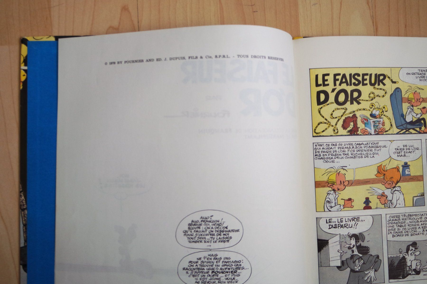 BD: SPIROU     °°°°° LES FAISEURS D'OR  °°°°° E.O 1970 – D'occasion à Avenches par WEBHobby 3