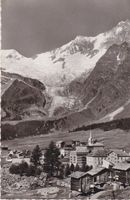 Saas - Fee mit Fee-Gletscher,Alphubel,Täschhorn u.Dom.1954