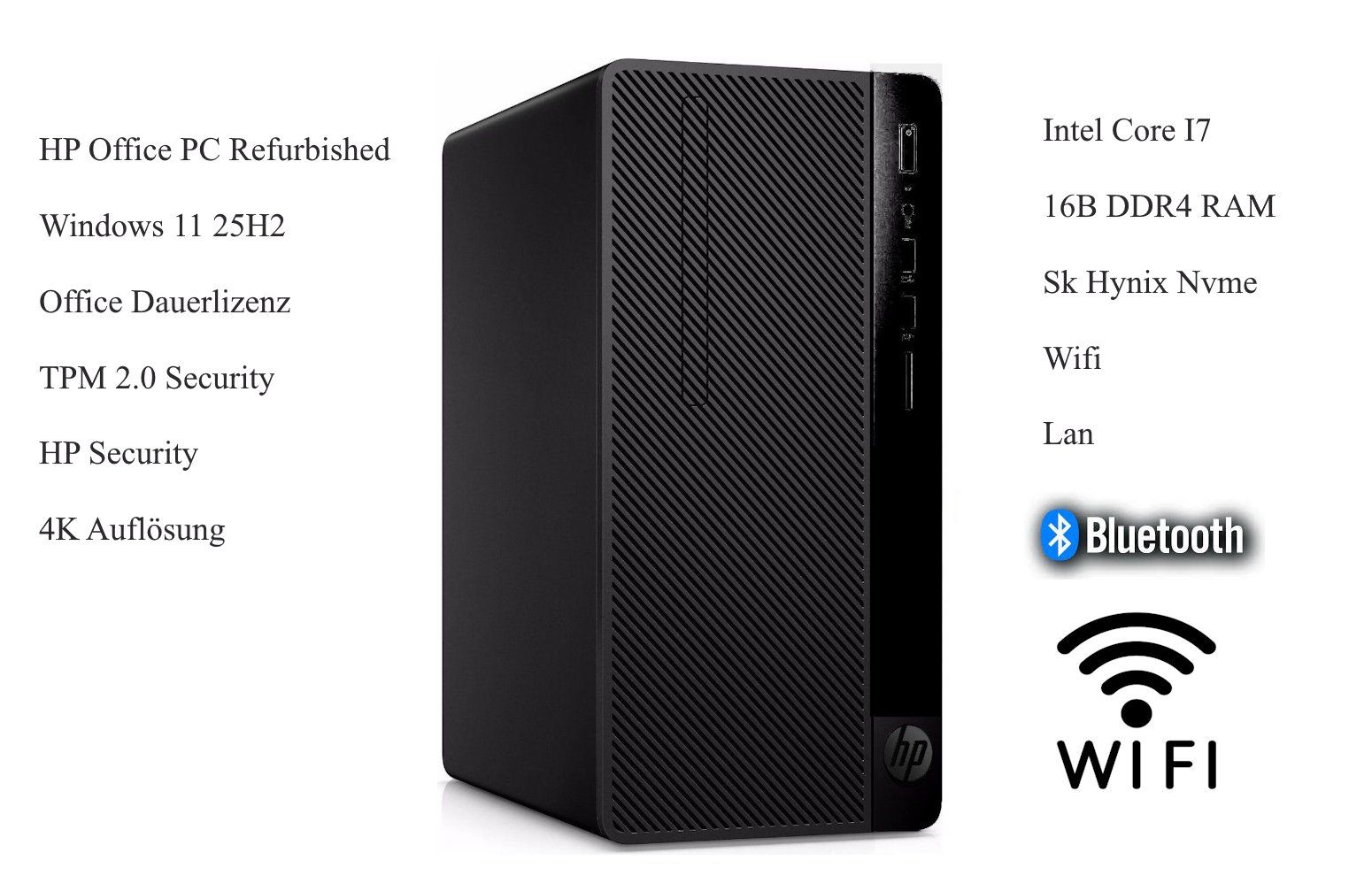 Hewlett Packard PC: HP Refurbished PC, Intel I7, Windows11, Office, Nvme,TOP! – Nuovo (secondo la descrizione) da Schangnau venduto da TOMs_Hardware 5