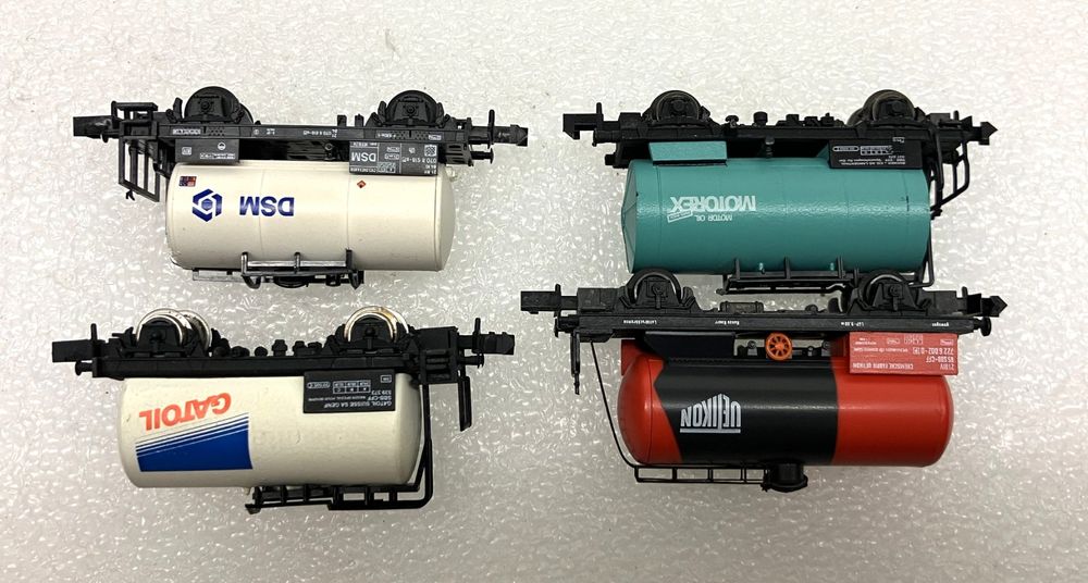 SBB/CFF/FFS Modelleisenbahnen: N= 3x Kesselwagen SBB Uetikon Motorex GATOIL - 1x NS DSM – Neu (gemäss Beschreibung) aus Thun von retoolinoo 6