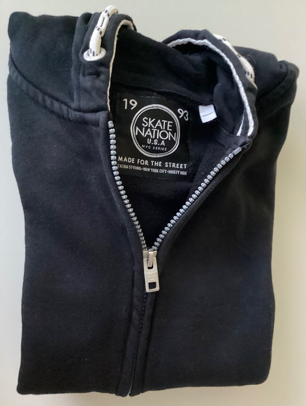 C&A Giacche & Cappotti: Kapuzenjacke schwarz Gr.146/152 – Usato da Wagen venduto da papai1 1
