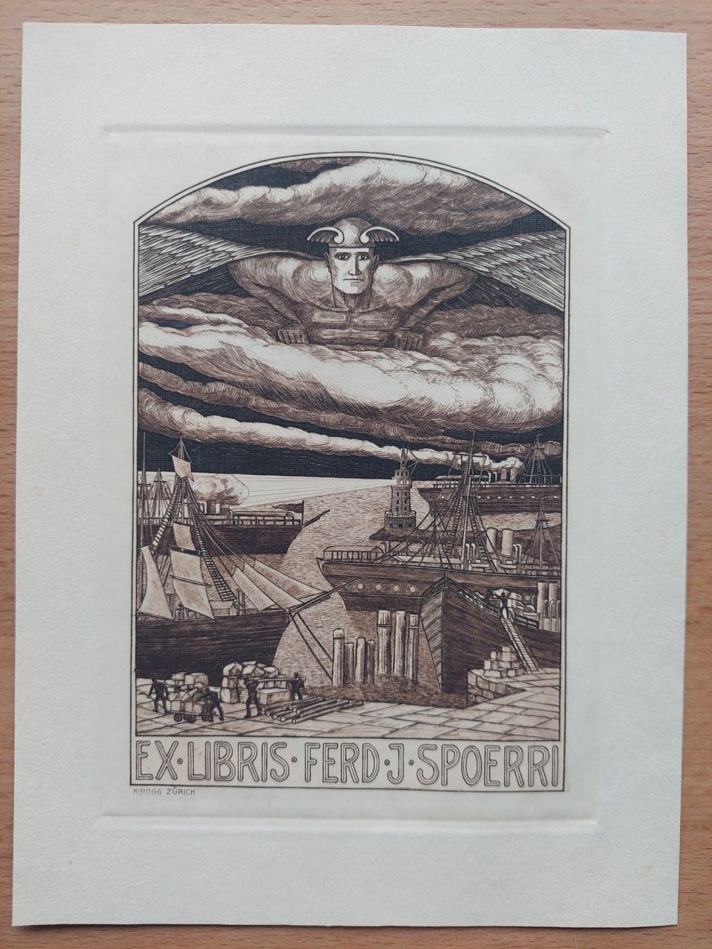 Tableaux: Exlibris Karl Rogg - Original Radierung – D'occasion à Obfelden par Exlibris-Art