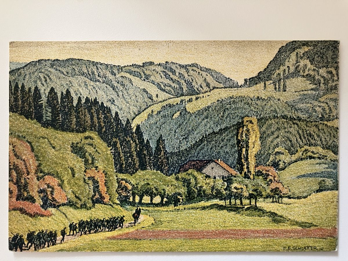 Cartoline postali: Pro Juventute AK 1915 Jura – Usato da Zürich venduto da Classic_Collection_Zurich