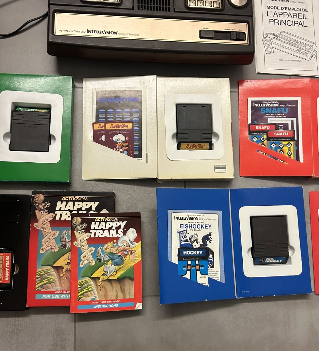 Console: Intellivision Konsole Sammlung mit 6 Spielen – Usato da ulisbach venduto da efbtr 2