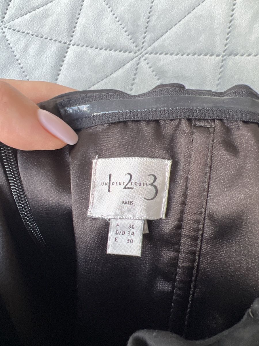 Vestiti: Robe noire, marque un deux trois, Taille XS – Usato da Châtelaine venduto da RipicN 3