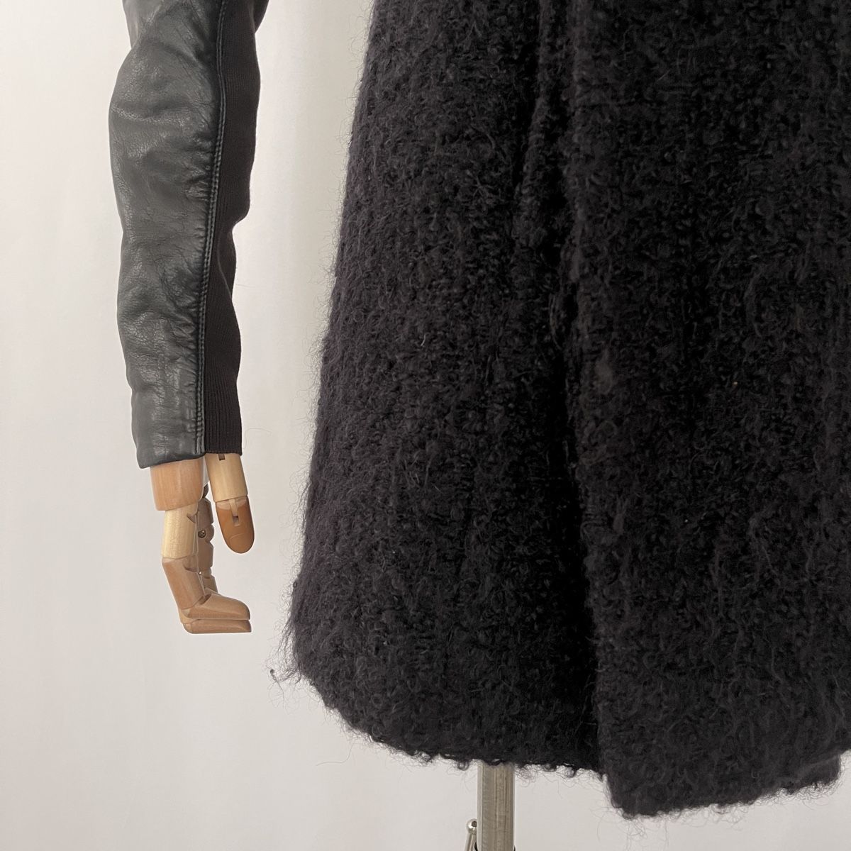 Rick Owens Cappotti: RICK OWENS Wool and Leather Coat – Nuovo (secondo la descrizione) da Emmen venduto da Avviivva_Com2023 2