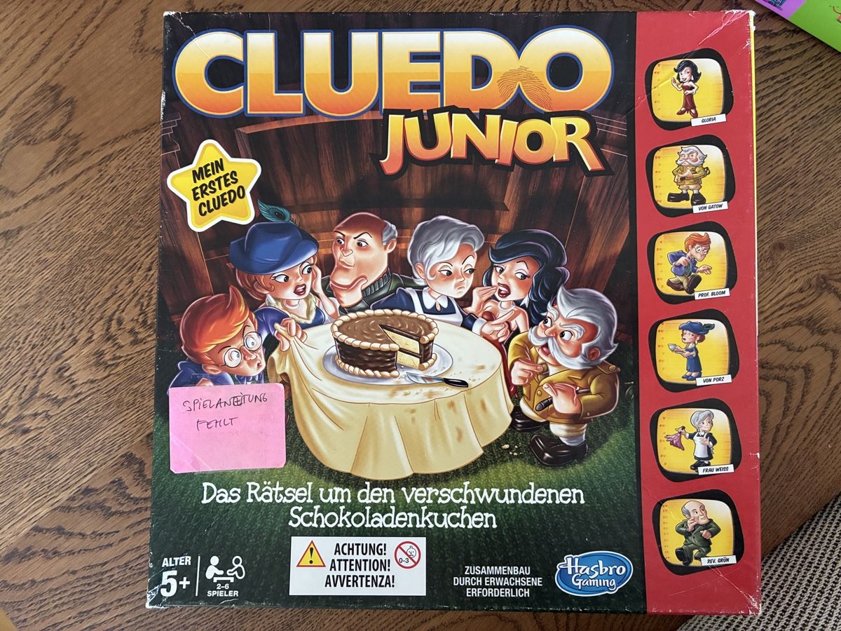 Giochi: Cluedo Junior ab 5 Jahre alt  – Usato da Zürich venduto da juliearlt