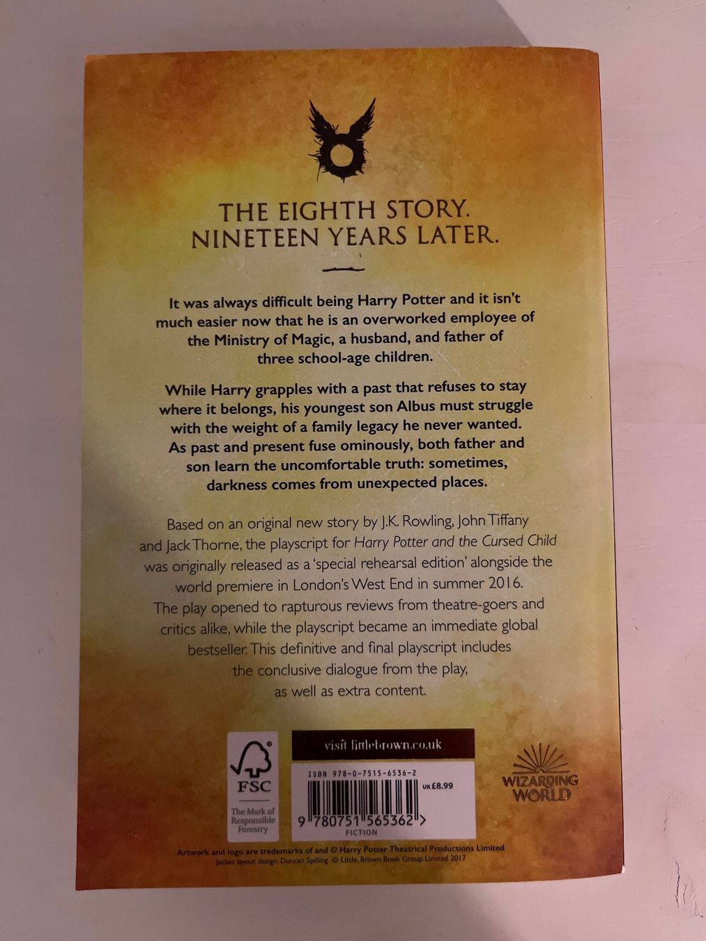 Libri: HARRY POTTER and the Cursed Child, NEU – Nuovo (secondo la descrizione) da Sierre venduto da black.box 1