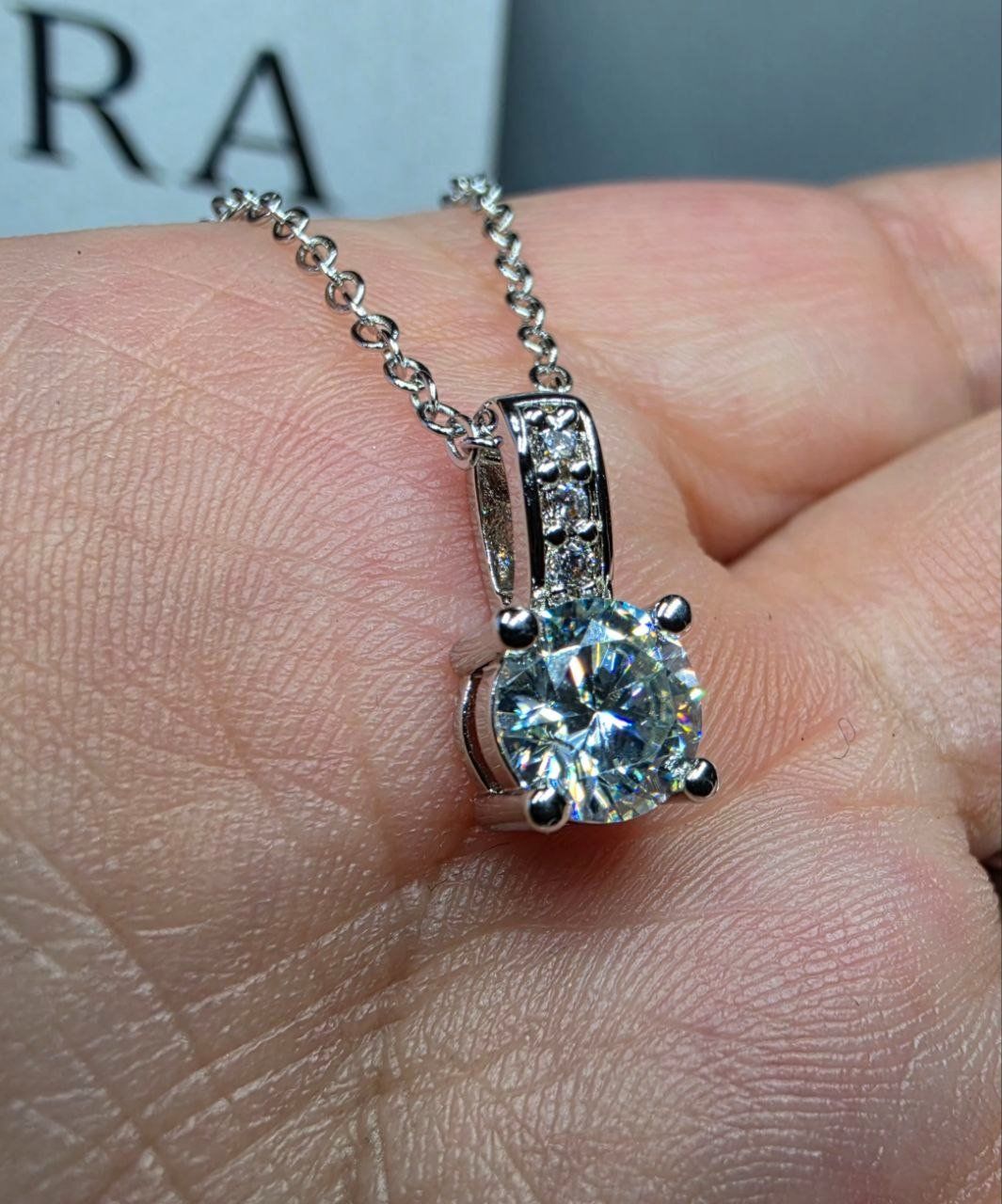 Altri gioielli: Ensemble argent et diamants de moissanites de 2 ct GRA – Nuovo e nell'imballaggio originale da Reconvilier venduto da Tsma67 2