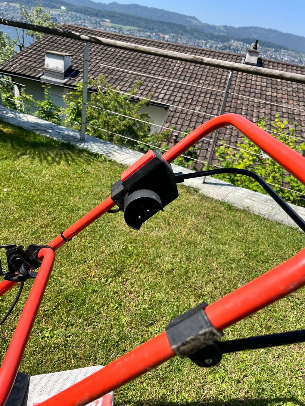 Tagliaerba: Shabo Electric Lawnmower - Excellent Condition, Red! – Usato da Erlenbach ZH venduto da waage77 2
