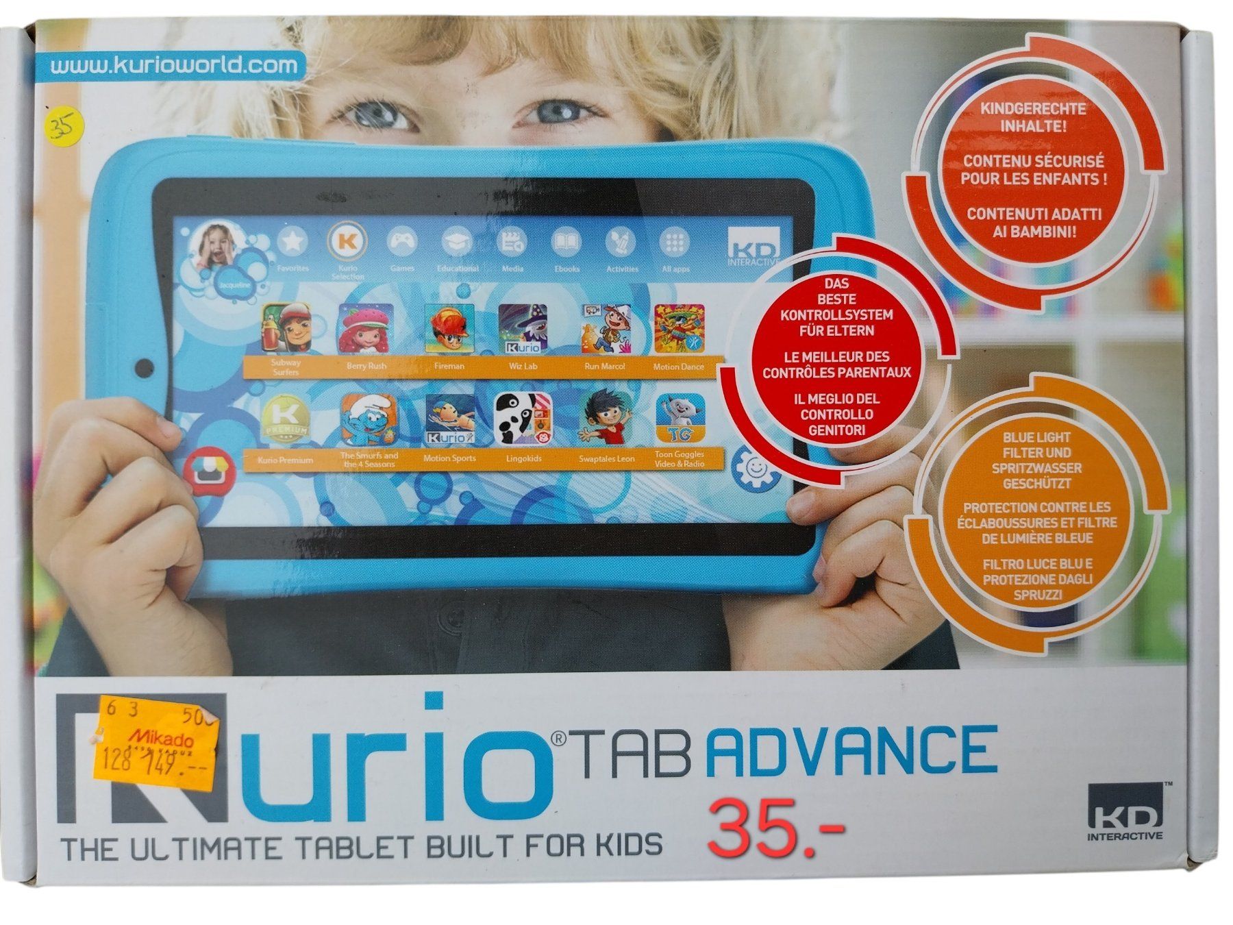 Giocattoli: Kurio Tab Advance Kinder Tablet – Usato da Ruggell venduto da energetix82