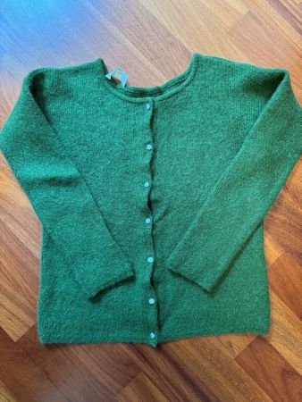 Sézane Gaspard Cardigan grün Grösse XXS