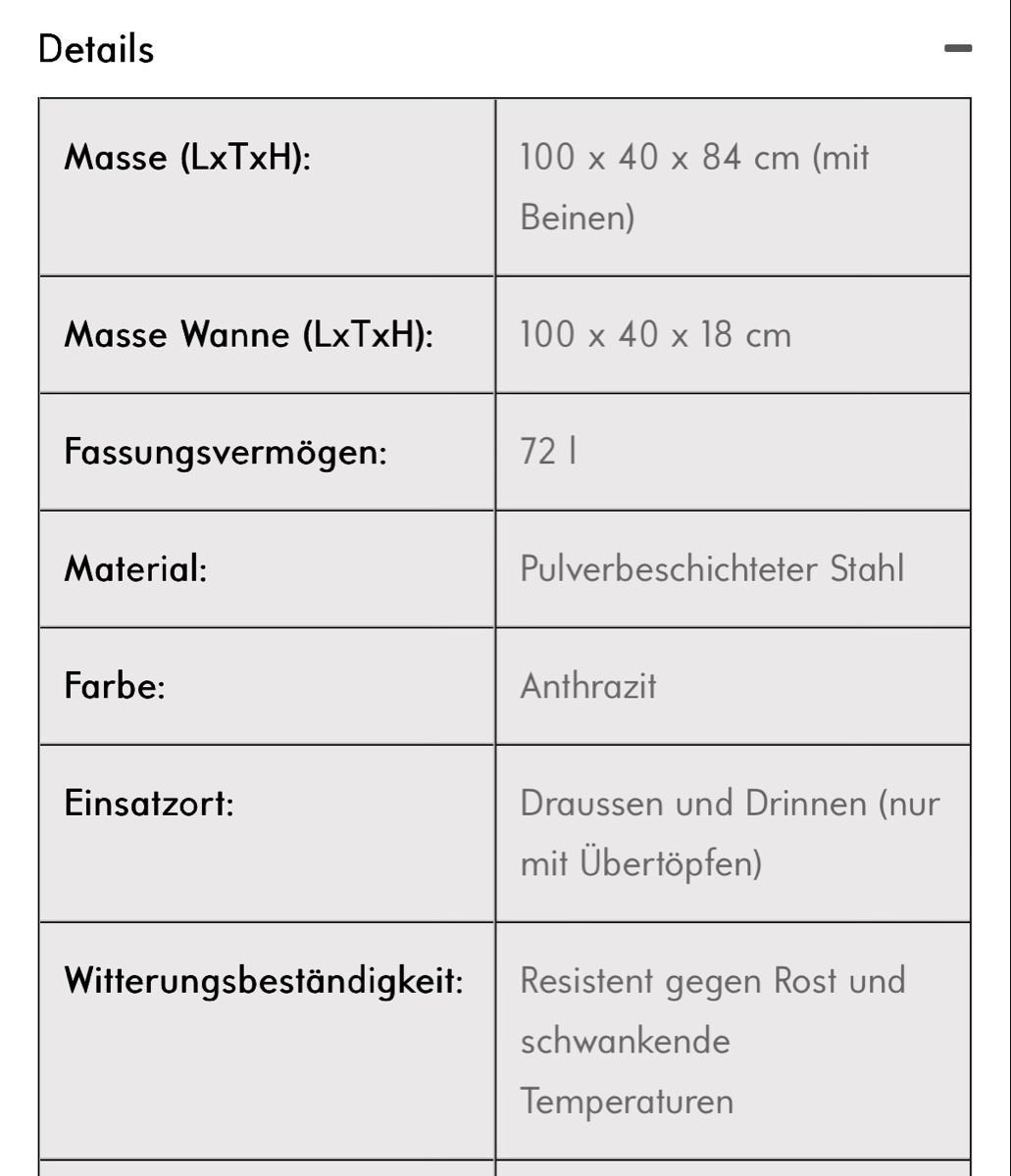 Vasi per fiori: Hochbeet weiss – Usato da Zürich venduto da Polonium210 3