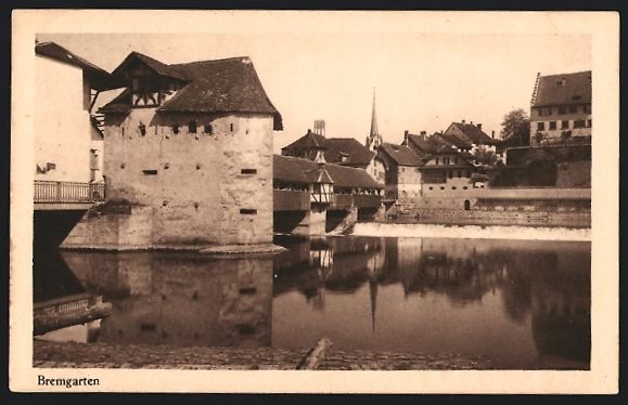 Ansichtskarten: Bremgarten /AG, Blick auf die gedeckte B – Gebraucht aus Berlin von bartko-reher