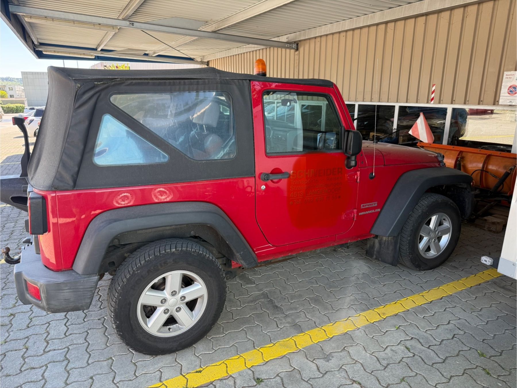 Jeep Automobili: Jeep wrangler crd ab platz!! Mit Schneepflug – Usato da Langendorf venduto da asc_zr6y 1
