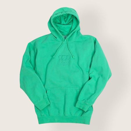 Grüner Hoodie