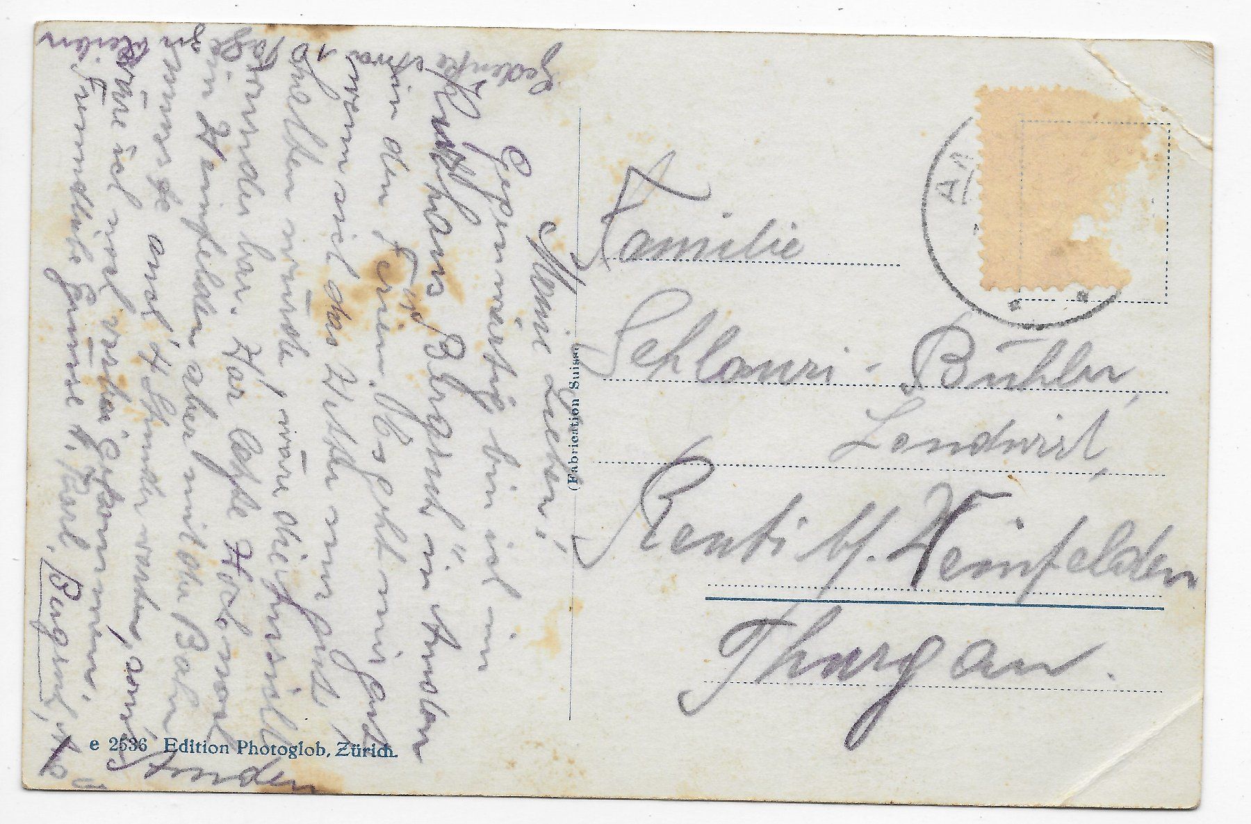Cartoline postali: Ansicht von Amden – Usato da Hefenhofen venduto da Richsalz 1