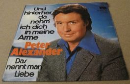 Peter Alexander 1975 Schlager Vinyl EP  Das nennt man Liebe